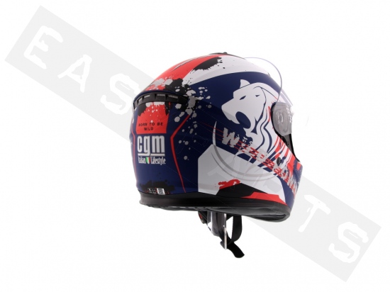 Helmet full face CGM 315G Lion matt blue (double visor)